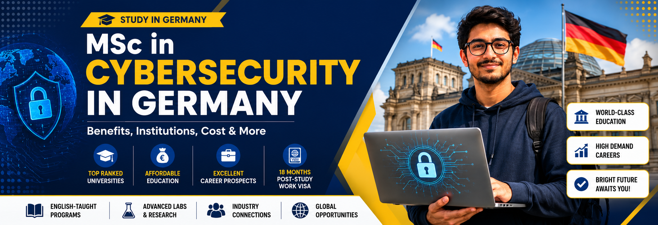 MSc in Cybersecurity in Germany: Benefits, Institutions, Cost & More